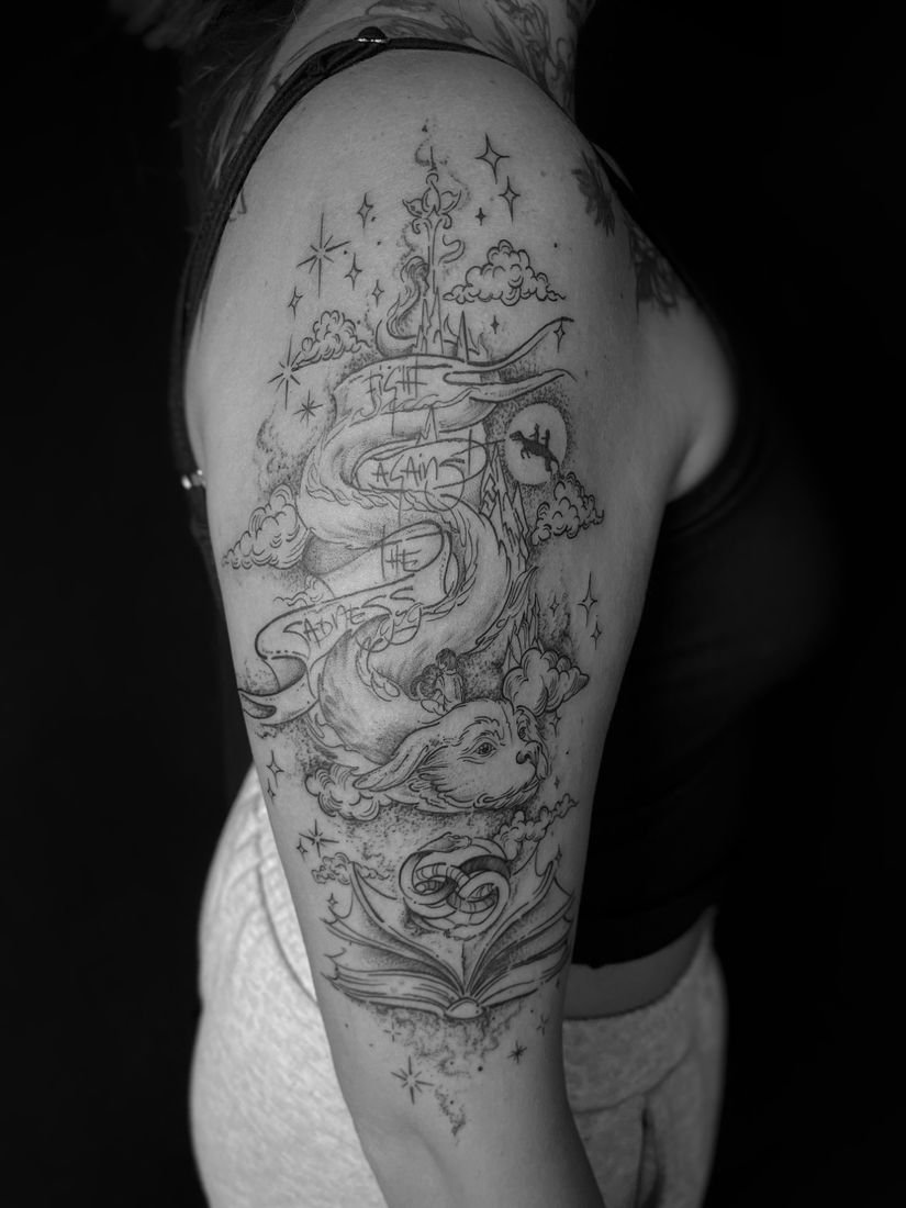 Tatuaż — Ramię